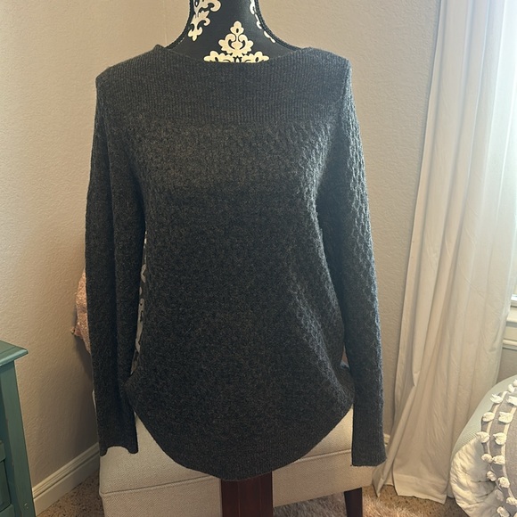 LOFT sweater - dark Gray, size L - Picture 5 of 6